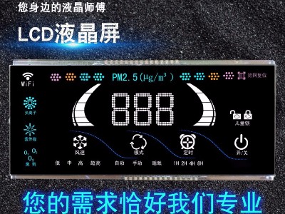 凈化器段碼彩色液晶屏