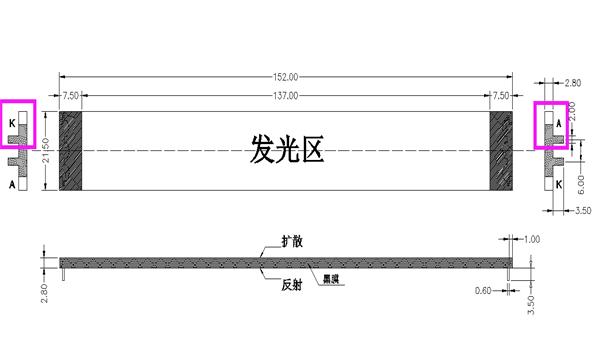 背光正負(fù)極裝配1